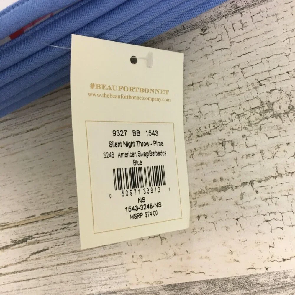 The Beaufort Bonnet Company Blanket Silent Night Throw American Swag Patriotic - Picture 4 of 6